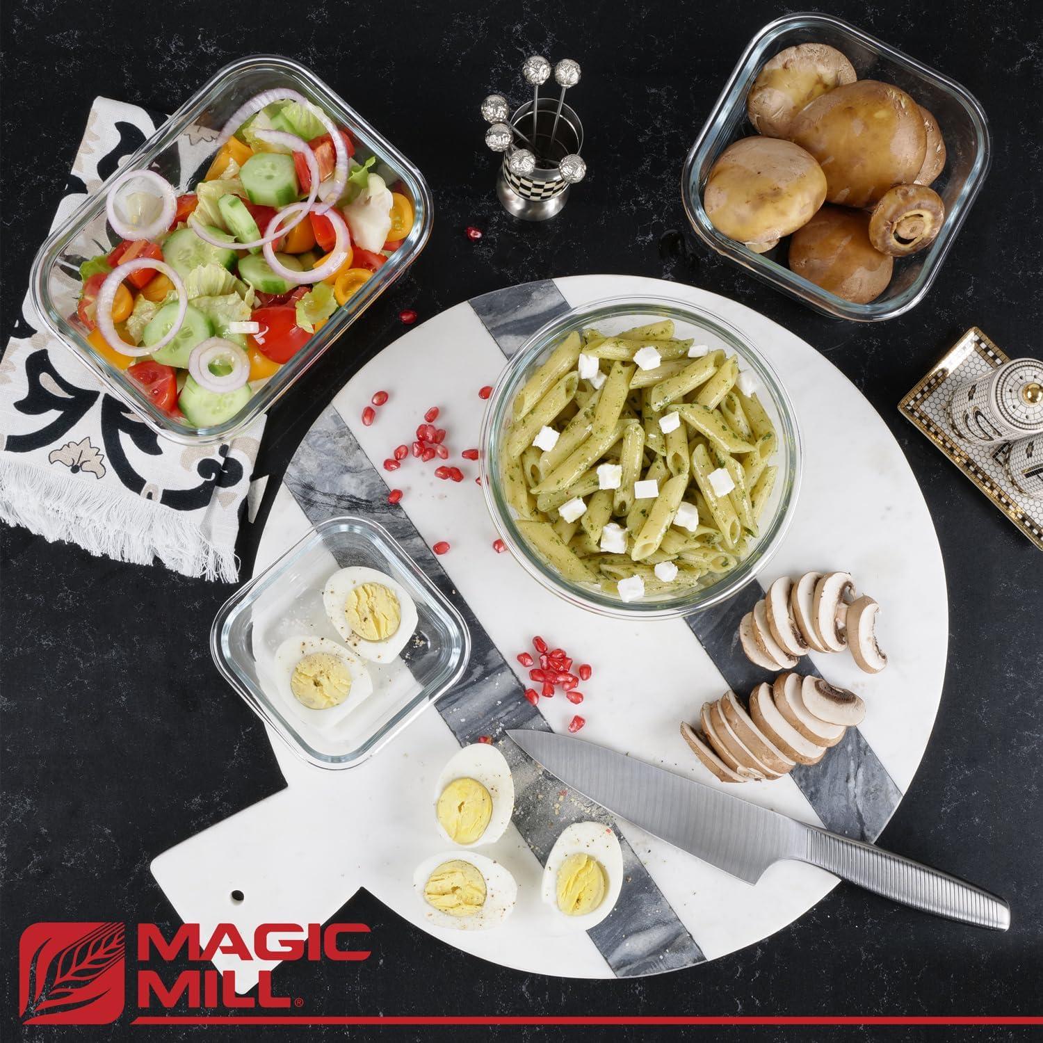 Set de 24 Contenedores de Almacenamiento de Vidrio Magic Mill