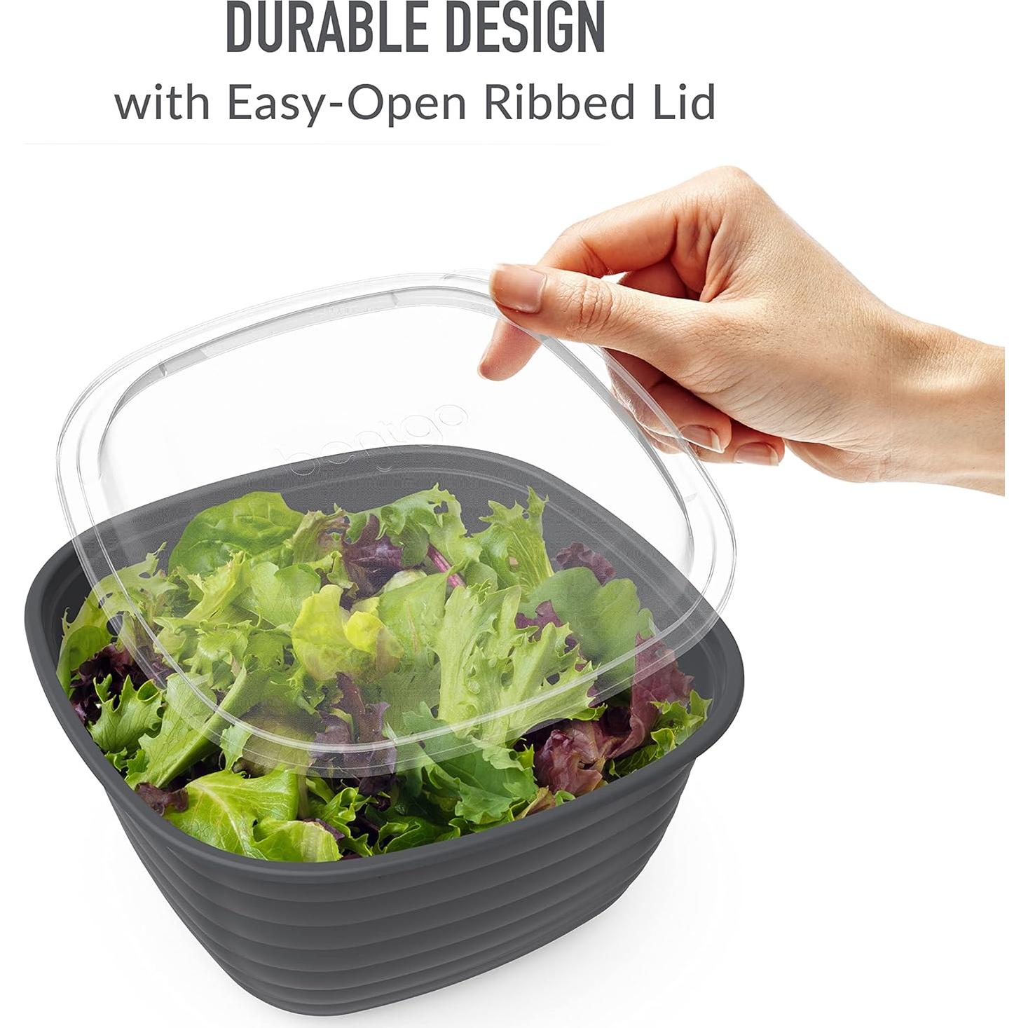 Tazones de Preparación de Comidas Bentgo Prep - 10 Piezas Grafito