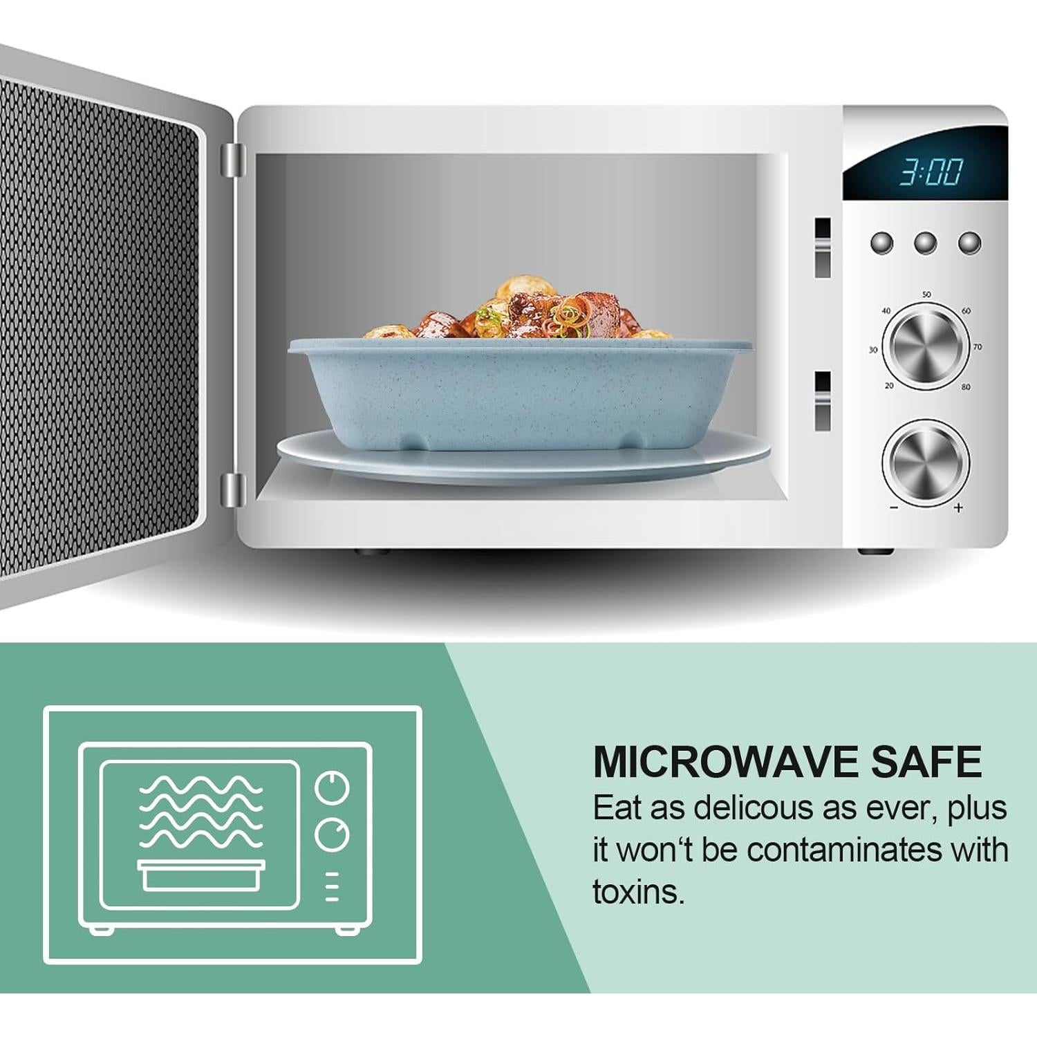 Contenedores de Comida 10PCS Shopwithgreen 1 Compartimento 32oz