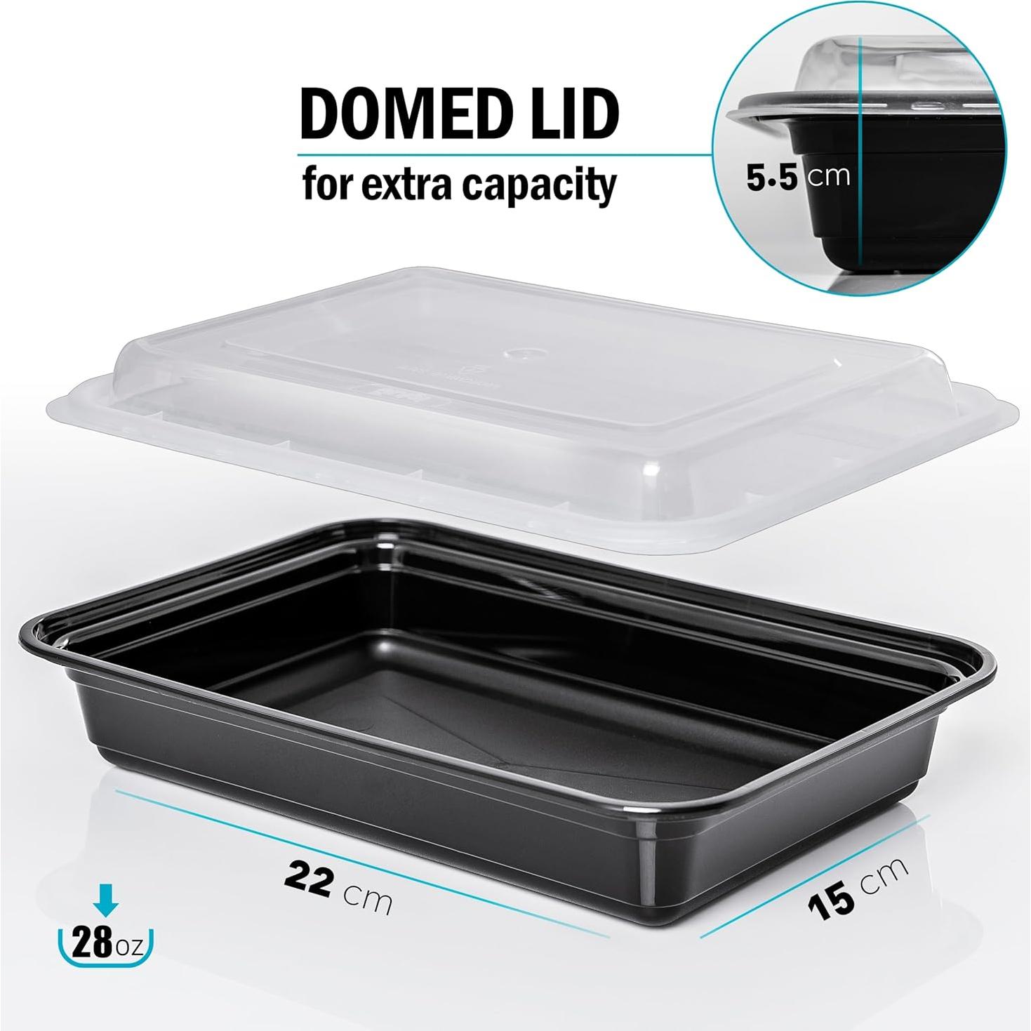 Contenedores de Preparación de Comidas Igluu 10 Piezas 828 ml