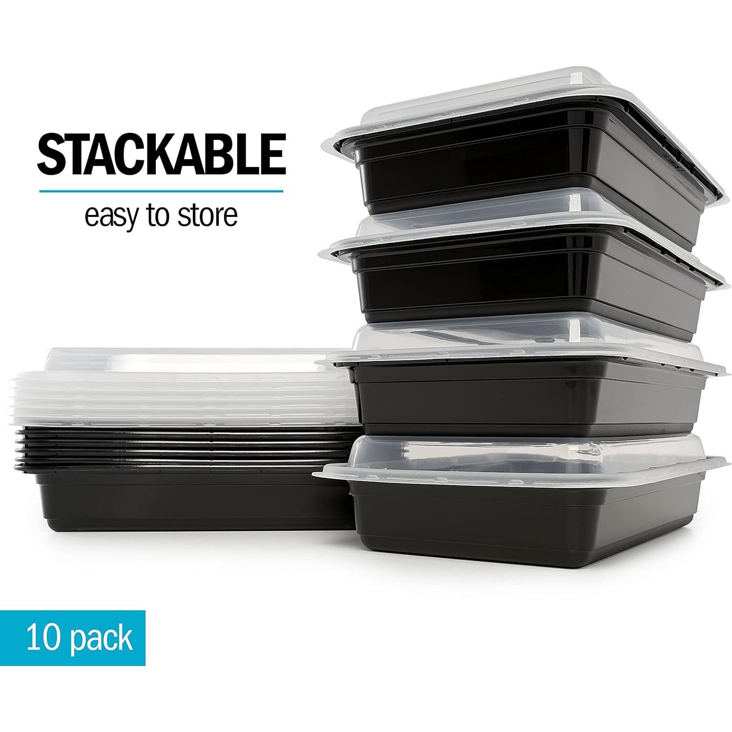 Contenedores de Preparación de Comidas Igluu 10 Piezas 828 ml