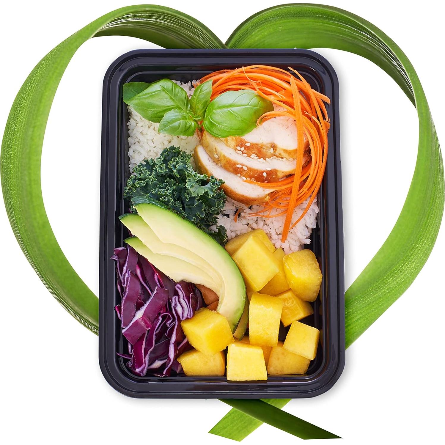 Contenedores de Preparación de Comidas Igluu 10 Piezas 828 ml