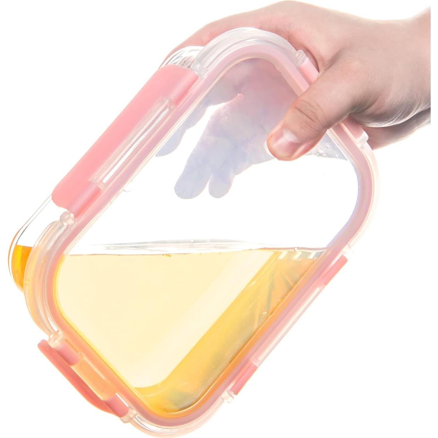 Paquete de 12 Contenedores de Almacenamiento de Vidrio FAWLES