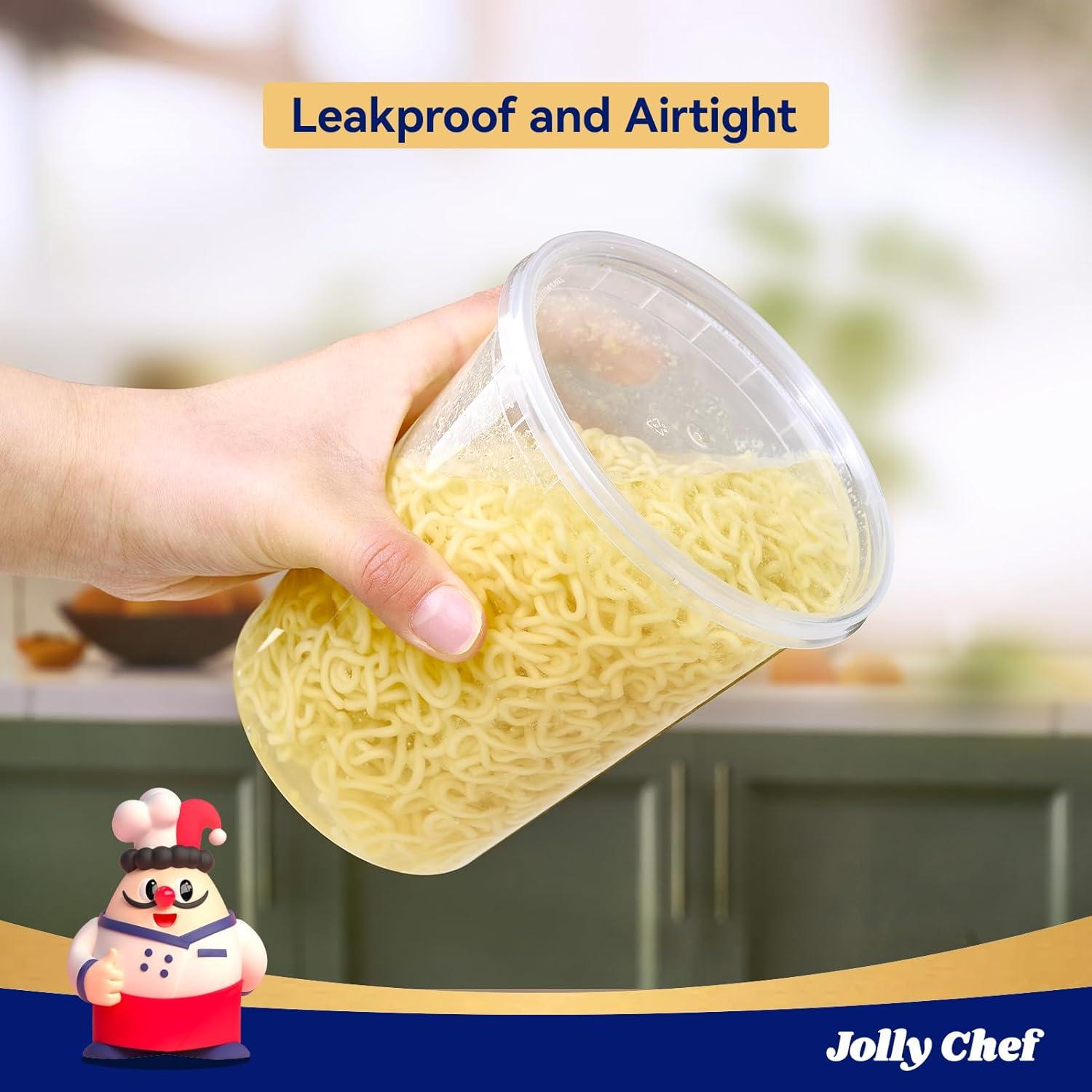 Contenedores de Almacenamiento JOLLY CHEF 48 Juegos 3 Tamaños