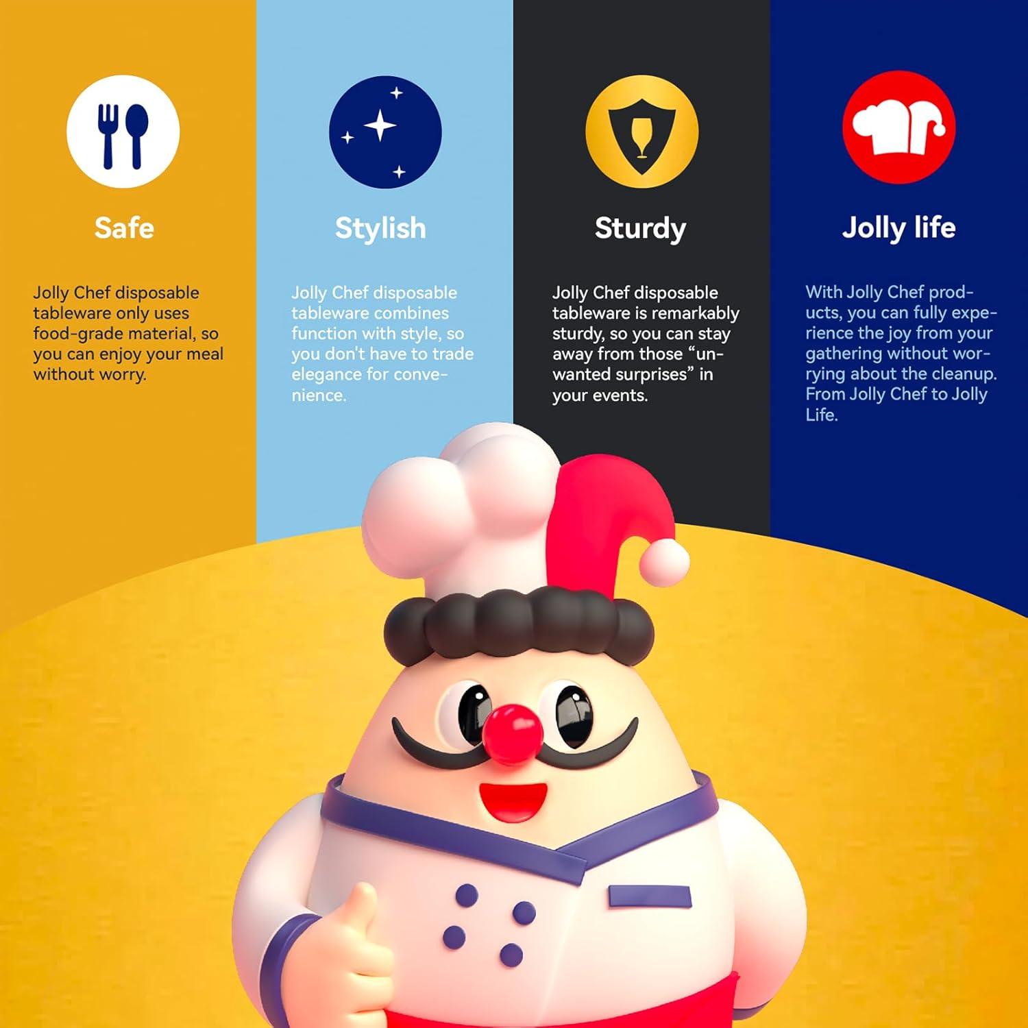 Contenedores de Almacenamiento JOLLY CHEF 48 Juegos 3 Tamaños