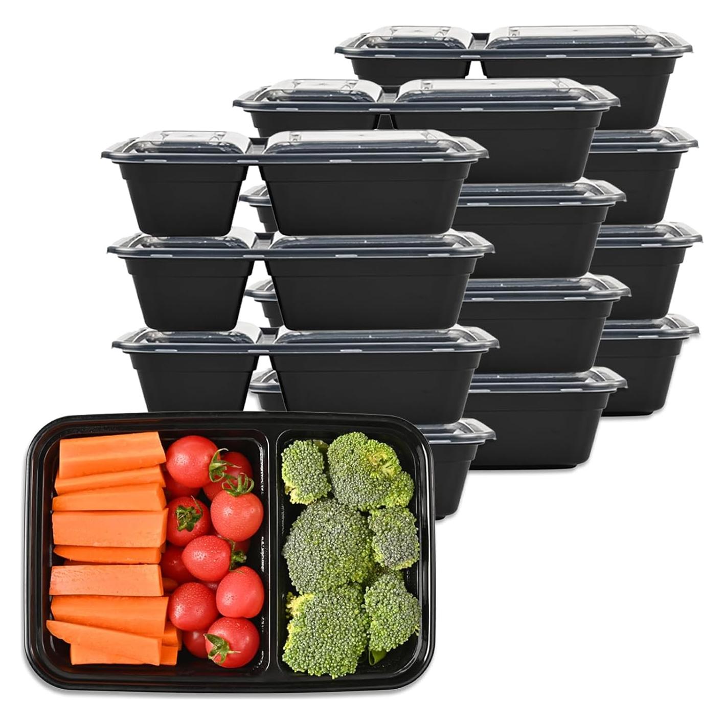 Contenedores de Alimentos 16 Piezas 32oz Festival Deportivo