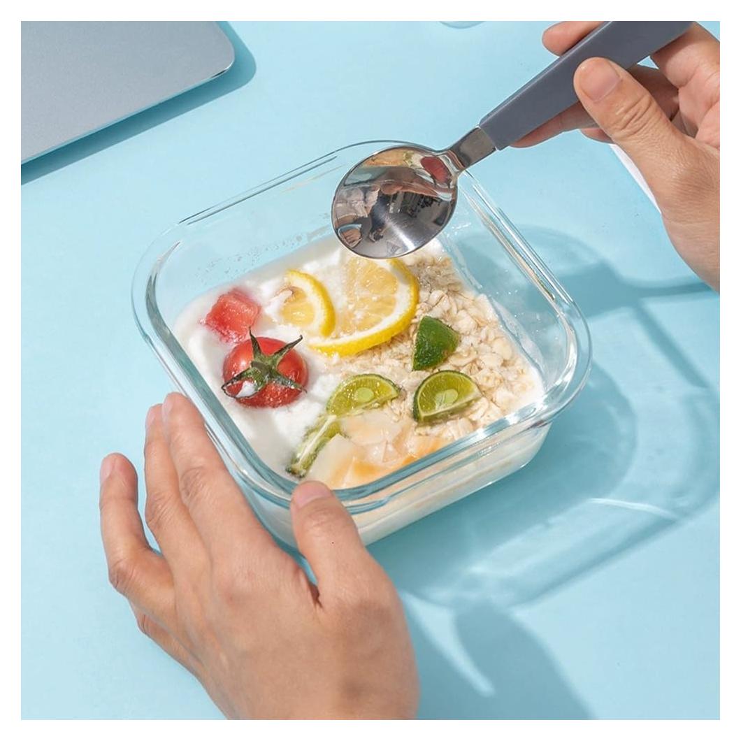 Contenedor de Alimentos de Vidrio Cuadrado 2 Tazas R.repad yay