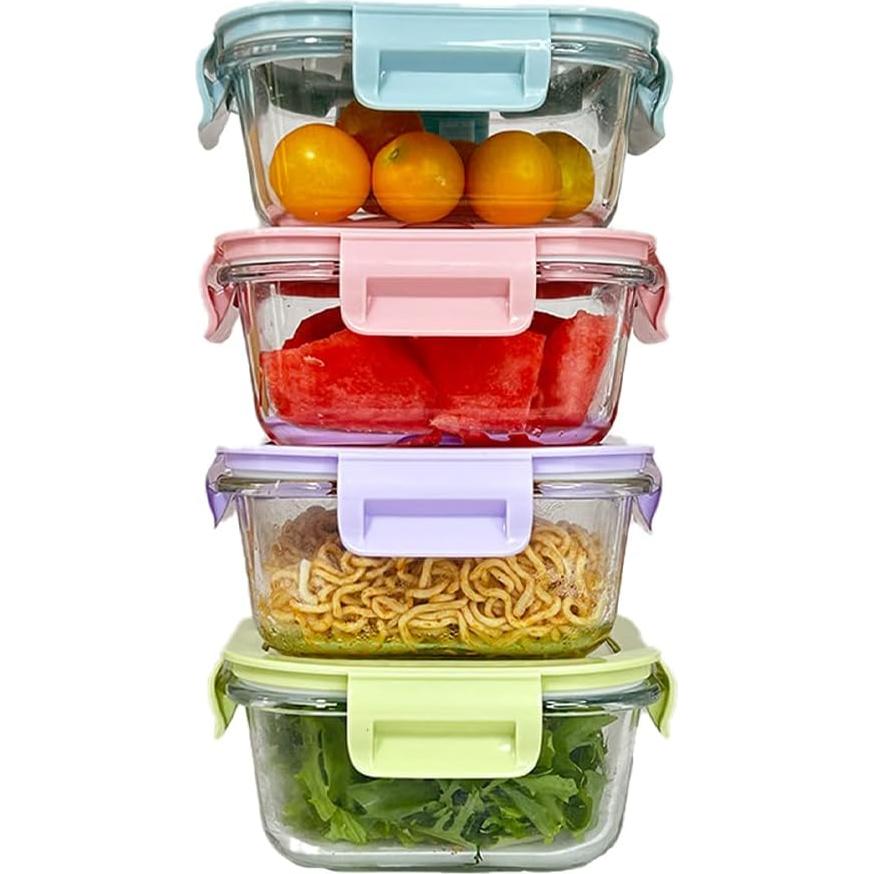 Contenedor de Alimentos de Vidrio Cuadrado 2 Tazas R.repad yay