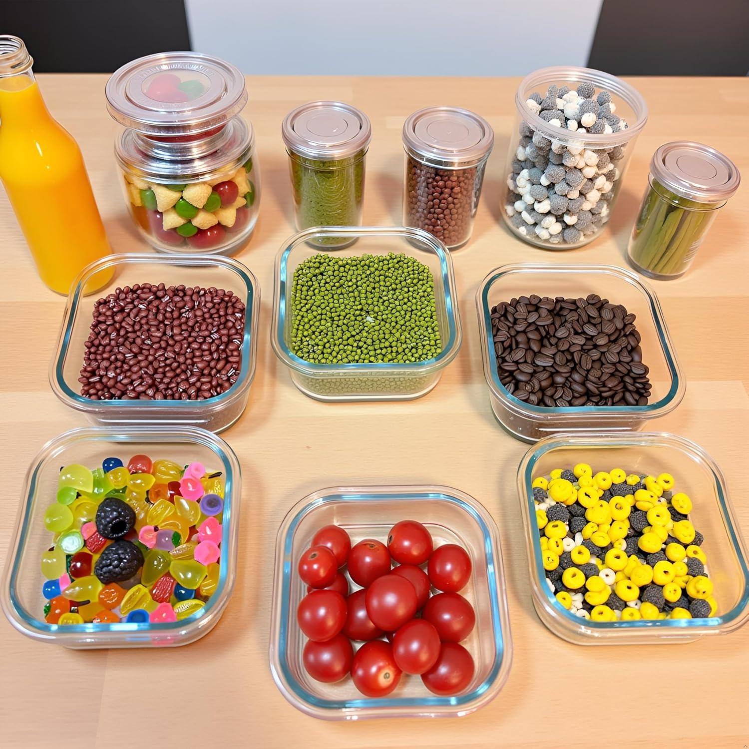 Contenedor de Alimentos de Vidrio Cuadrado 2 Tazas R.repad yay