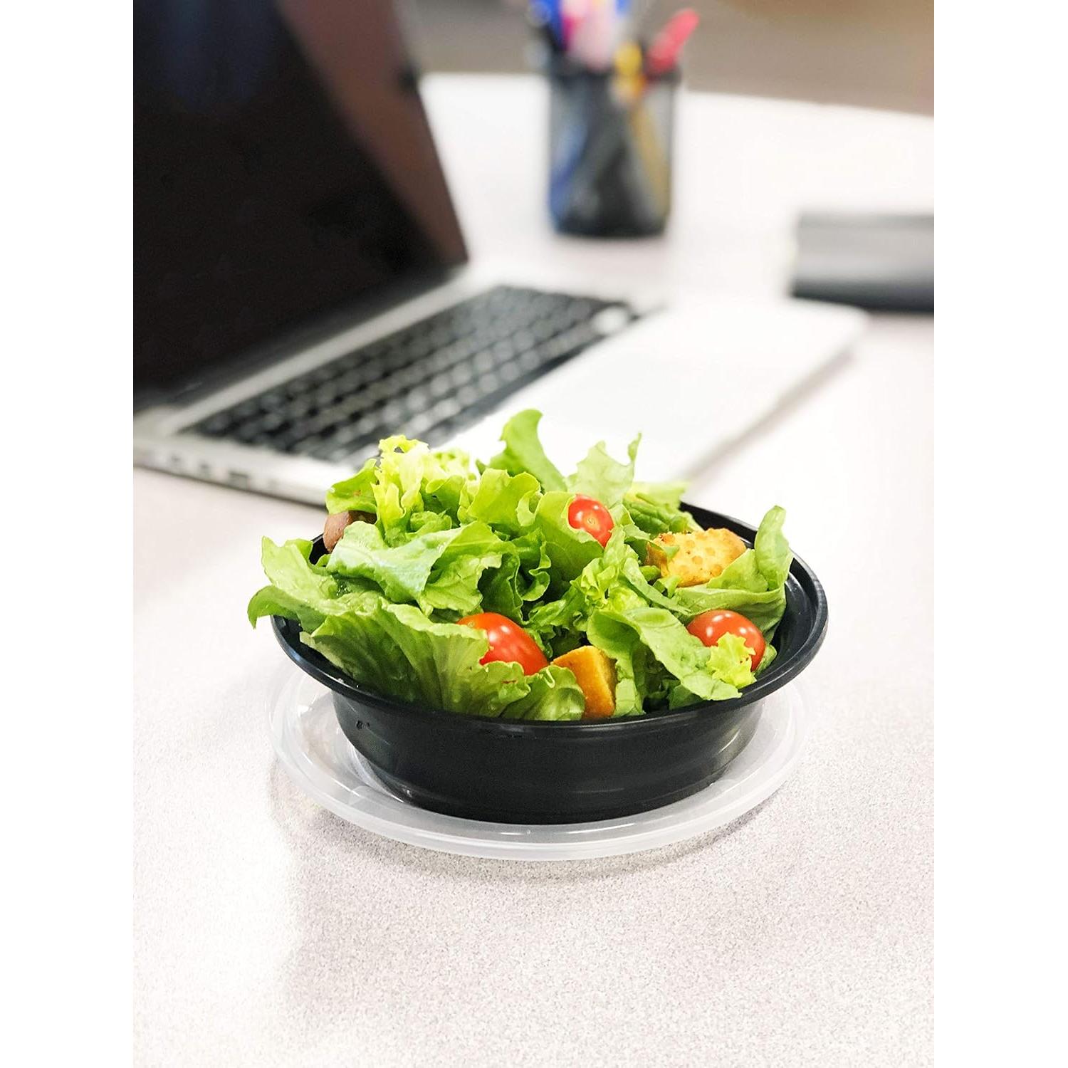 Tazones Desechables con Tapas Reli 473 ml - Paquete de 50