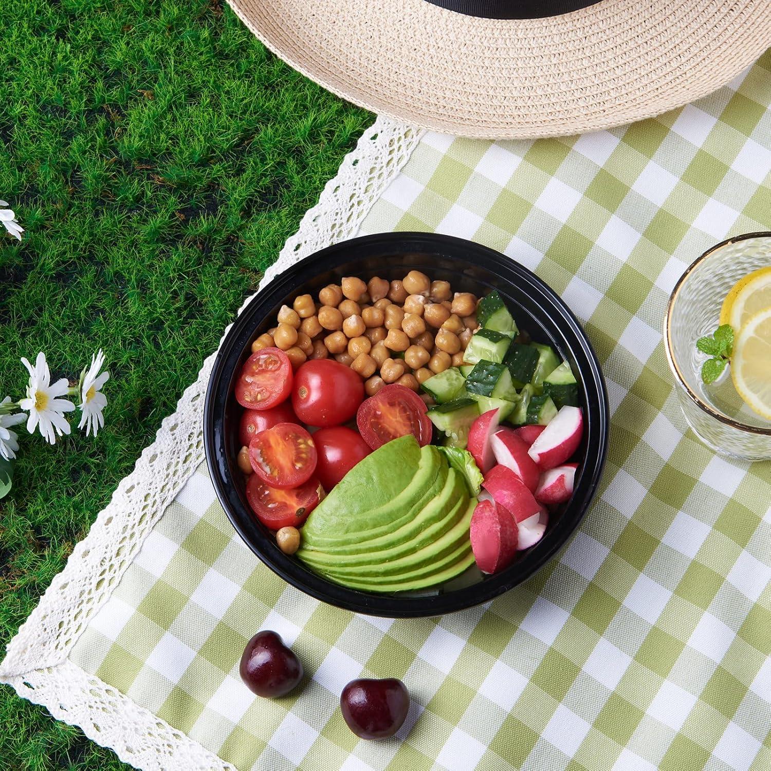 Contenedores de Almacenamiento FULING 24 oz 50 Piezas Redondos