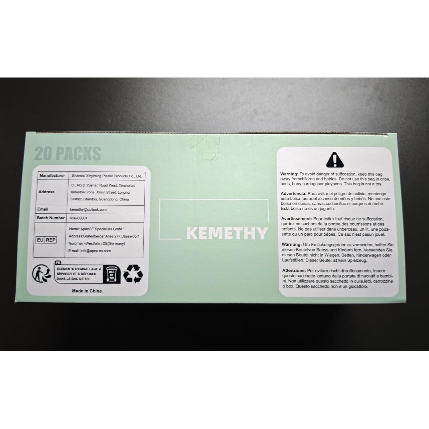 Juego de 40 Contenedores de Almacenamiento KEMETHY Herméticos