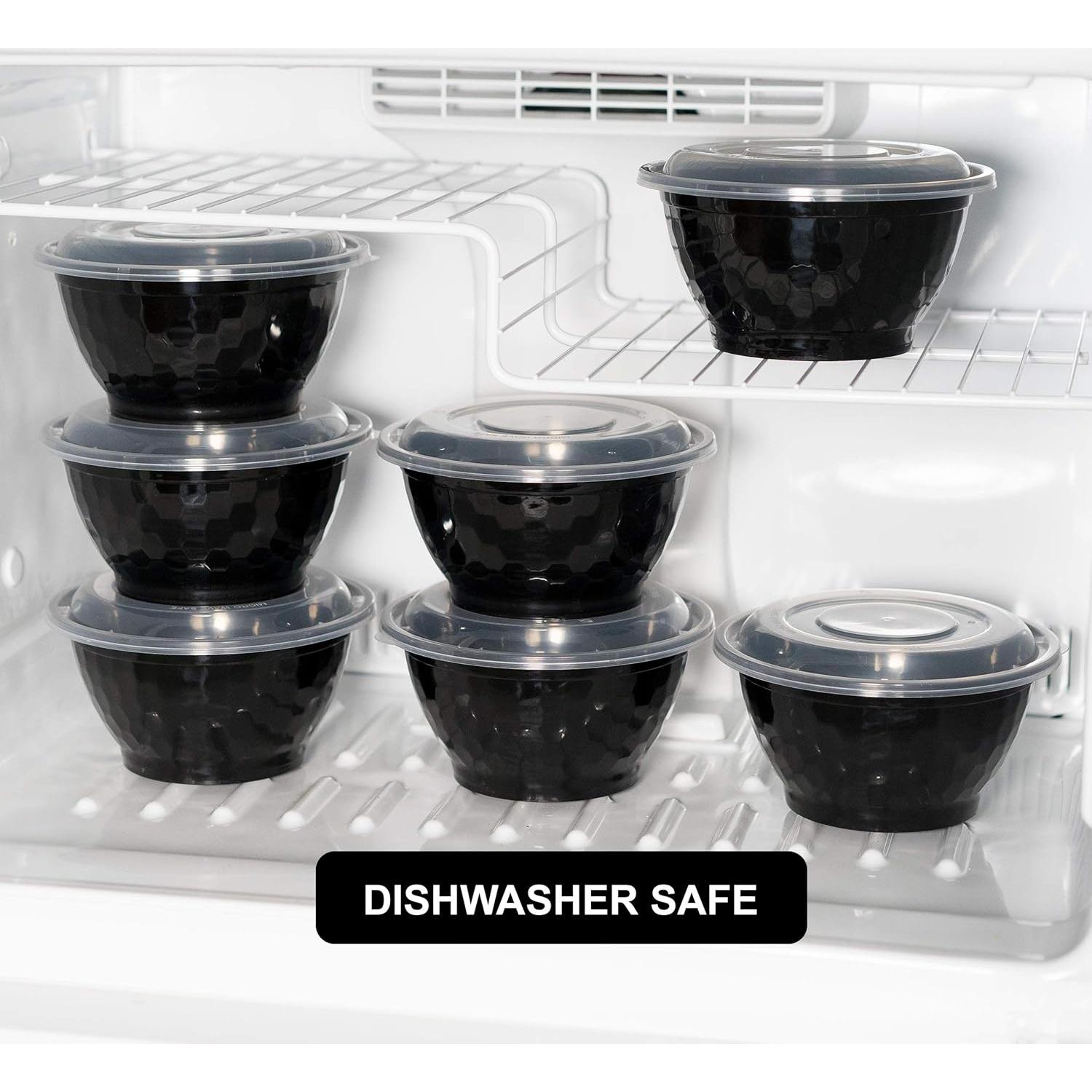 Contenedores de Preparación de Comidas Freshware 1240 ml - Paquete de 10