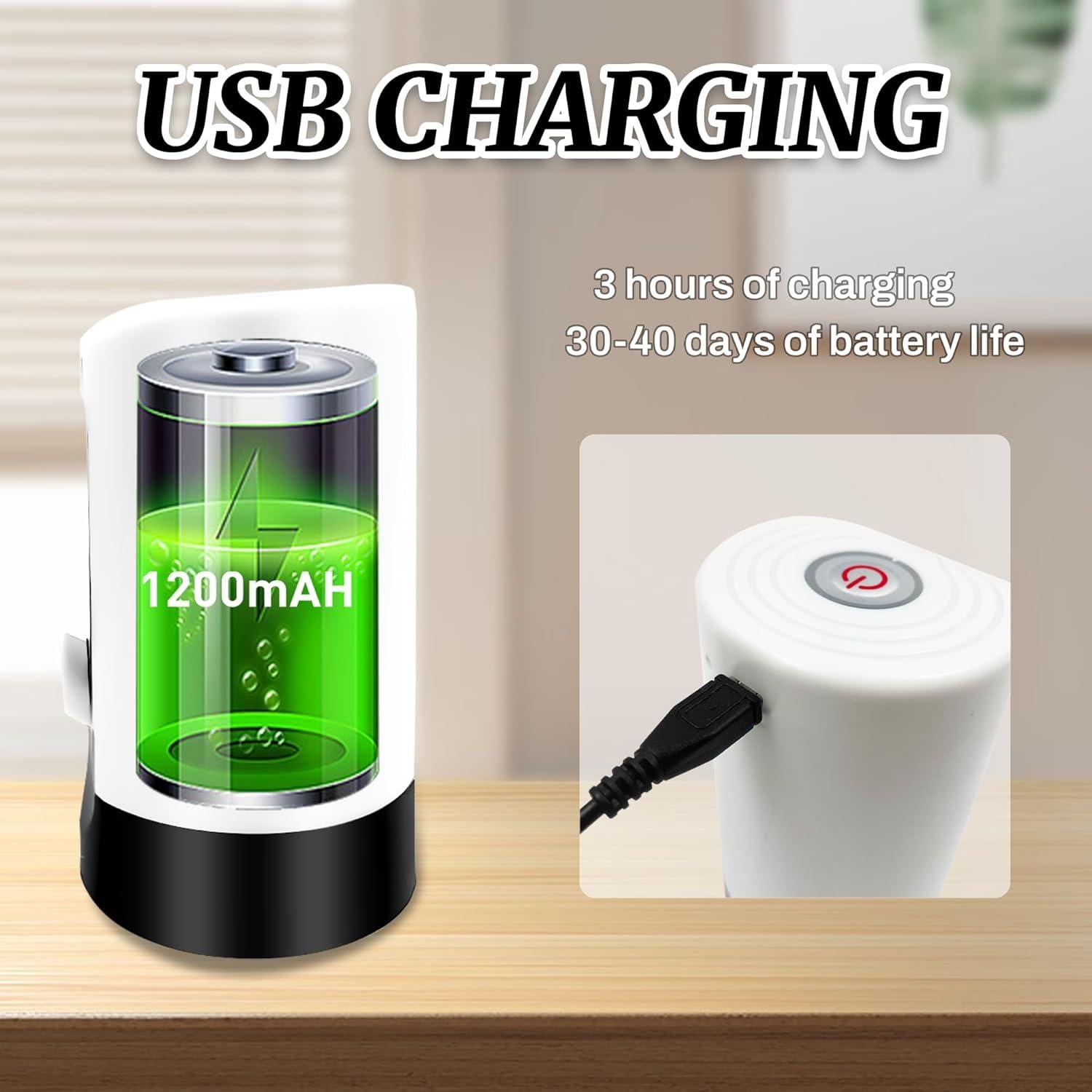 Dispensador de Agua Kakuje 5 Galones Bomba Eléctrica USB