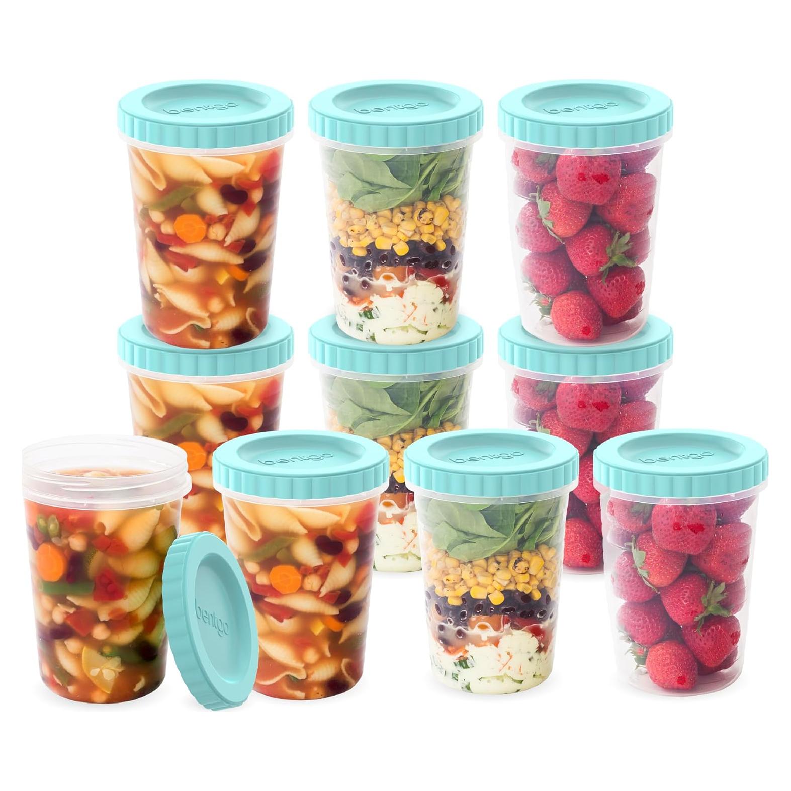 Contenedores Deli Bentgo 20 Piezas 946 ml a Prueba de Fugas