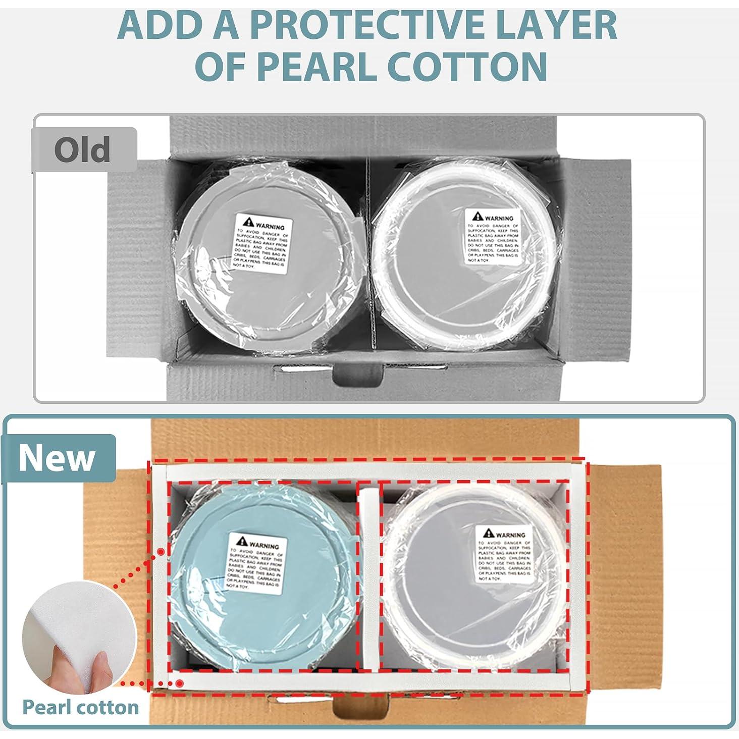 Juego de 4 Contenedores de Vidrio Freshmage 3.75 Tazas