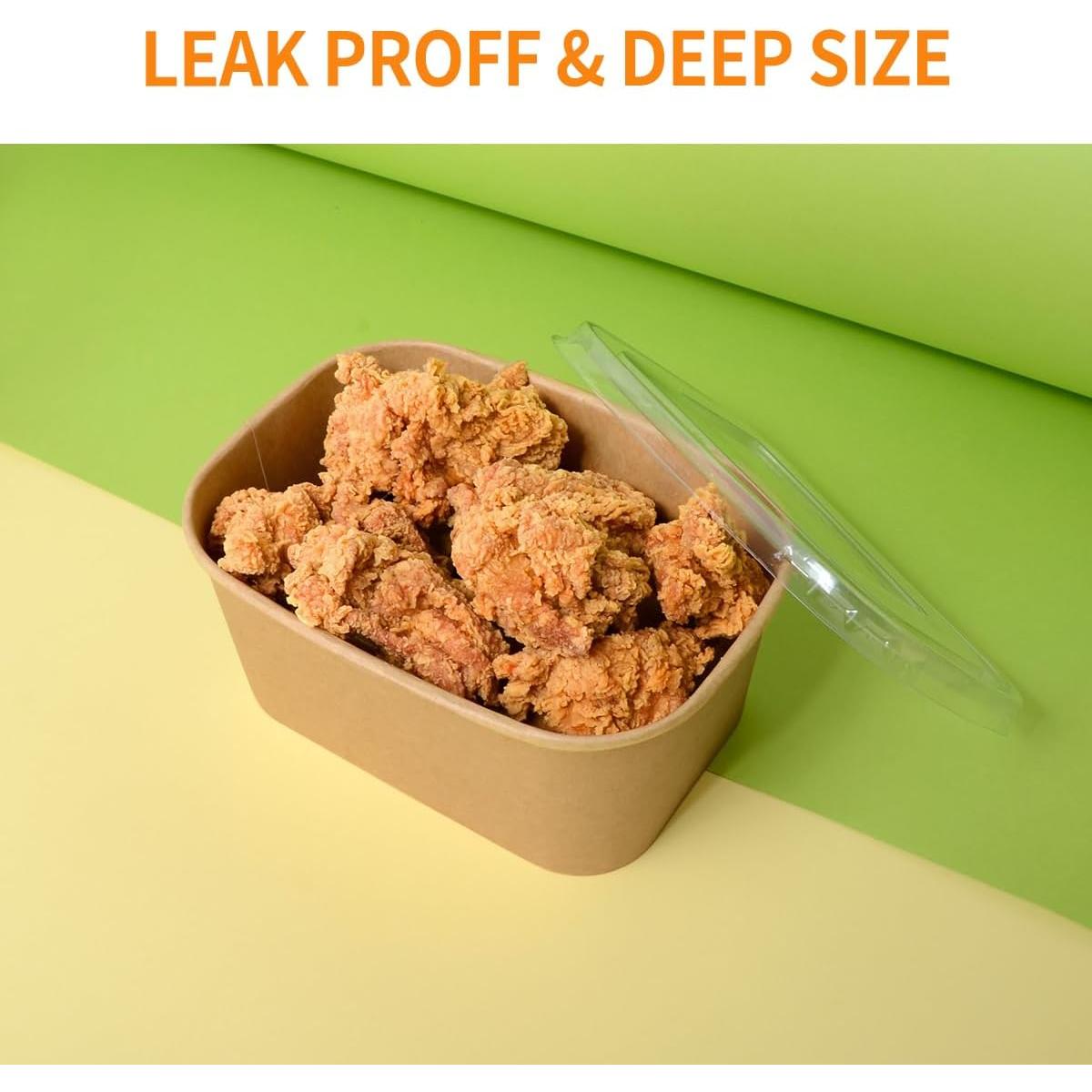 Contenedores de Comida Desechables Celel 35 oz - 50 Piezas