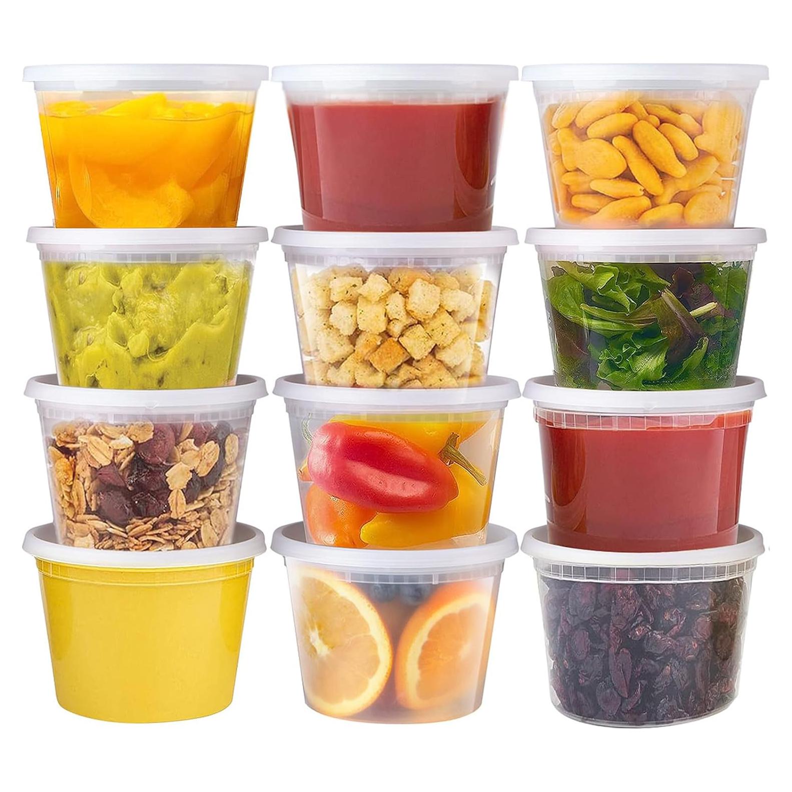 Contenedores Deli VIVIGU 473ml 24 Set - A Prueba de Fugas