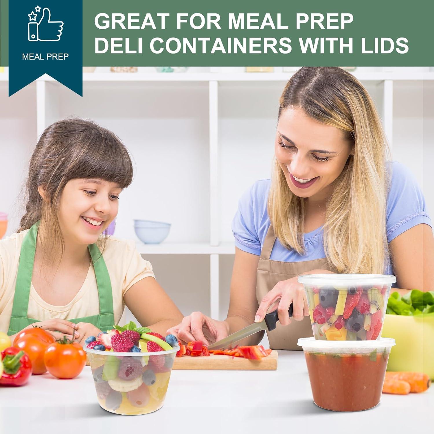 Contenedores Deli VIVIGU 473ml 24 Set - A Prueba de Fugas