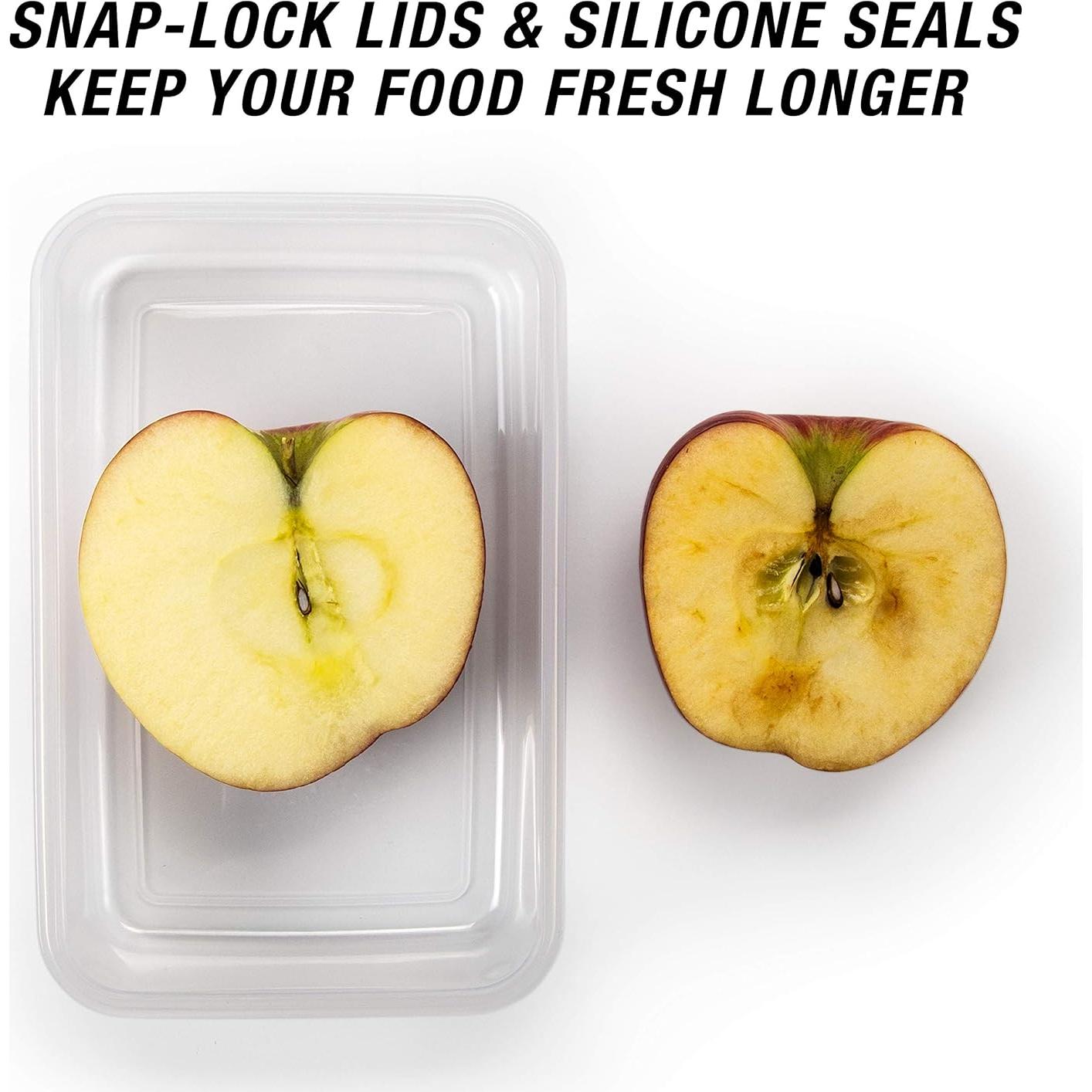 Contenedores de Comida ThinkFit 6 Piezas Herméticos 1.5 y 2.5 Tazas