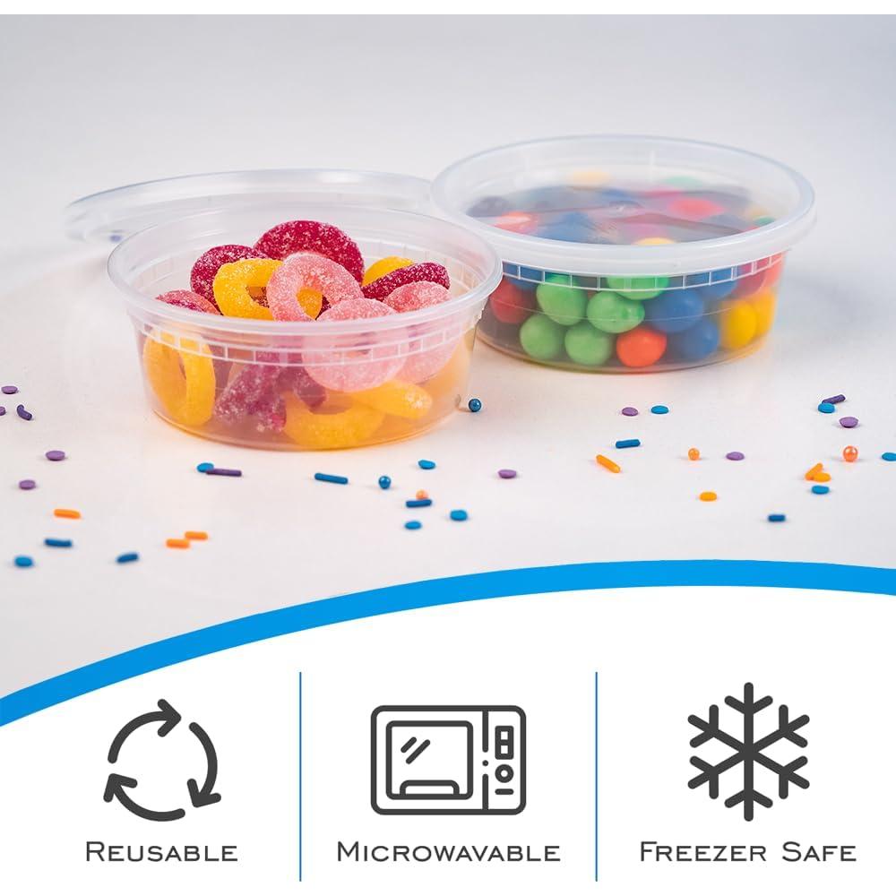 Contenedores de Almacenamiento de Comida EDI 50 Sets 226g