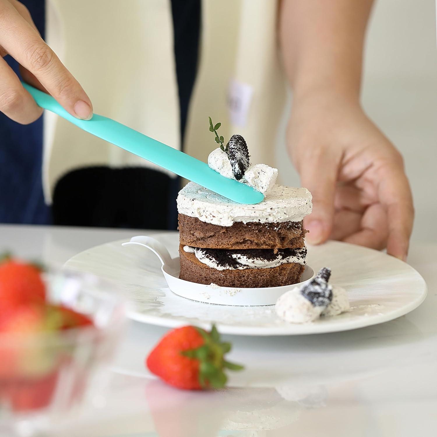 Conjunto de 6 Espátulas de Silicona MONGSEW Resistente al Calor