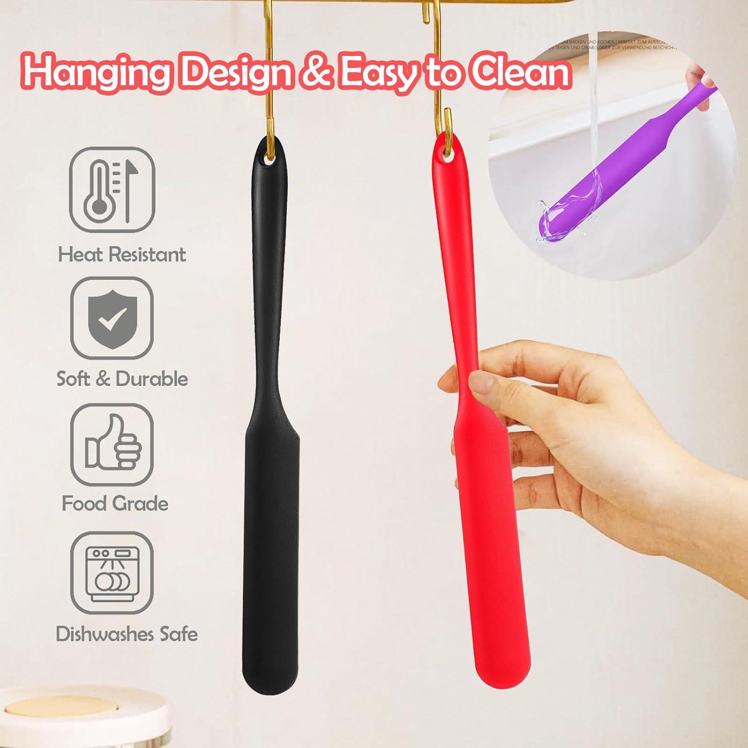 Juego de 3 Espátulas de Silicona YZRIZX Resistente al Calor