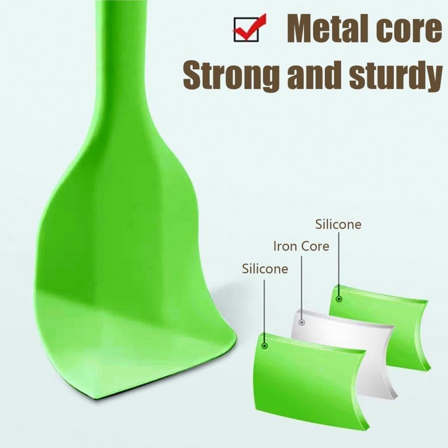 8 Espátulas de Silicona KAKAMINA Antiadherentes 21.6 cm