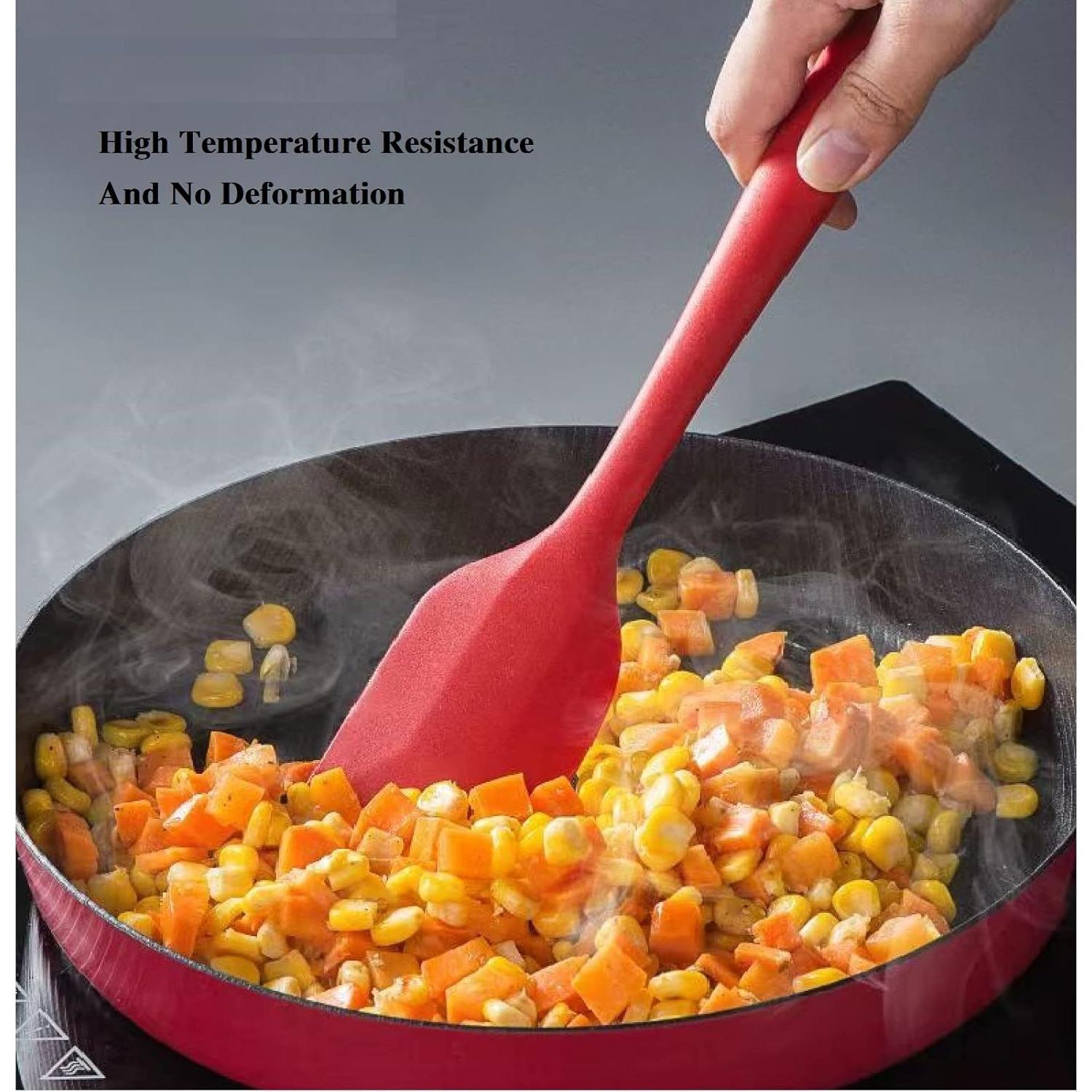 8 Espátulas de Silicona KAKAMINA Antiadherentes 21.6 cm