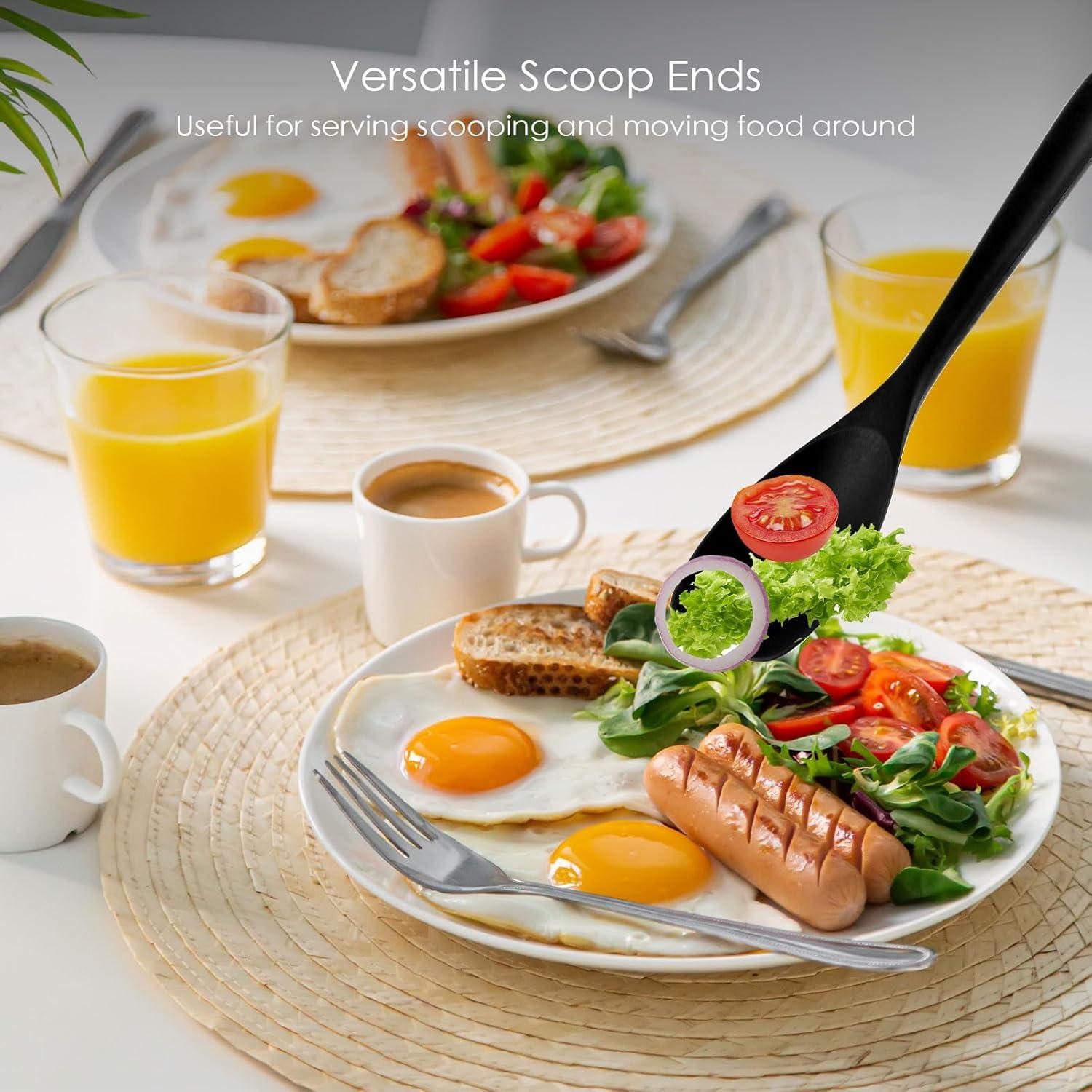 Juego de 4 Espátulas de Silicona RCMo - Resistente al Calor