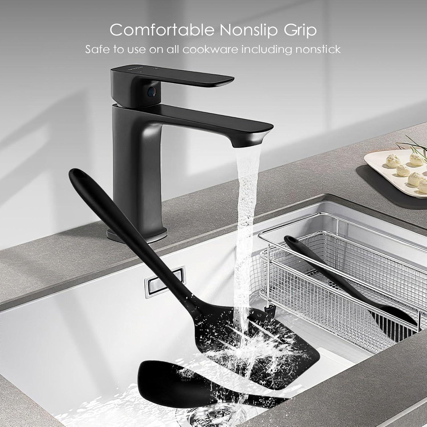 Juego de 4 Espátulas de Silicona RCMo - Resistente al Calor