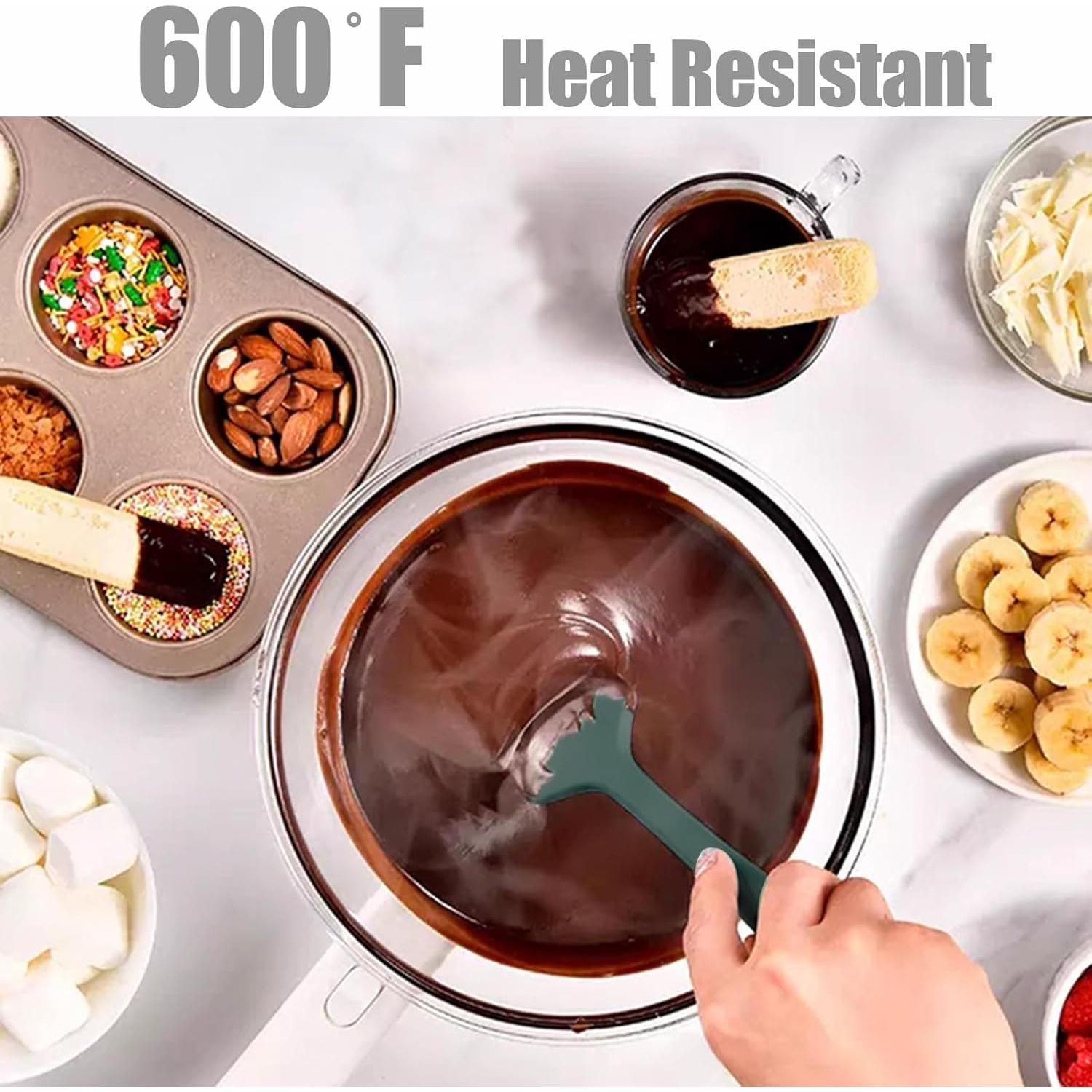 Set de 4 Espátulas de Silicona TOTDTDA Resistentes al Calor