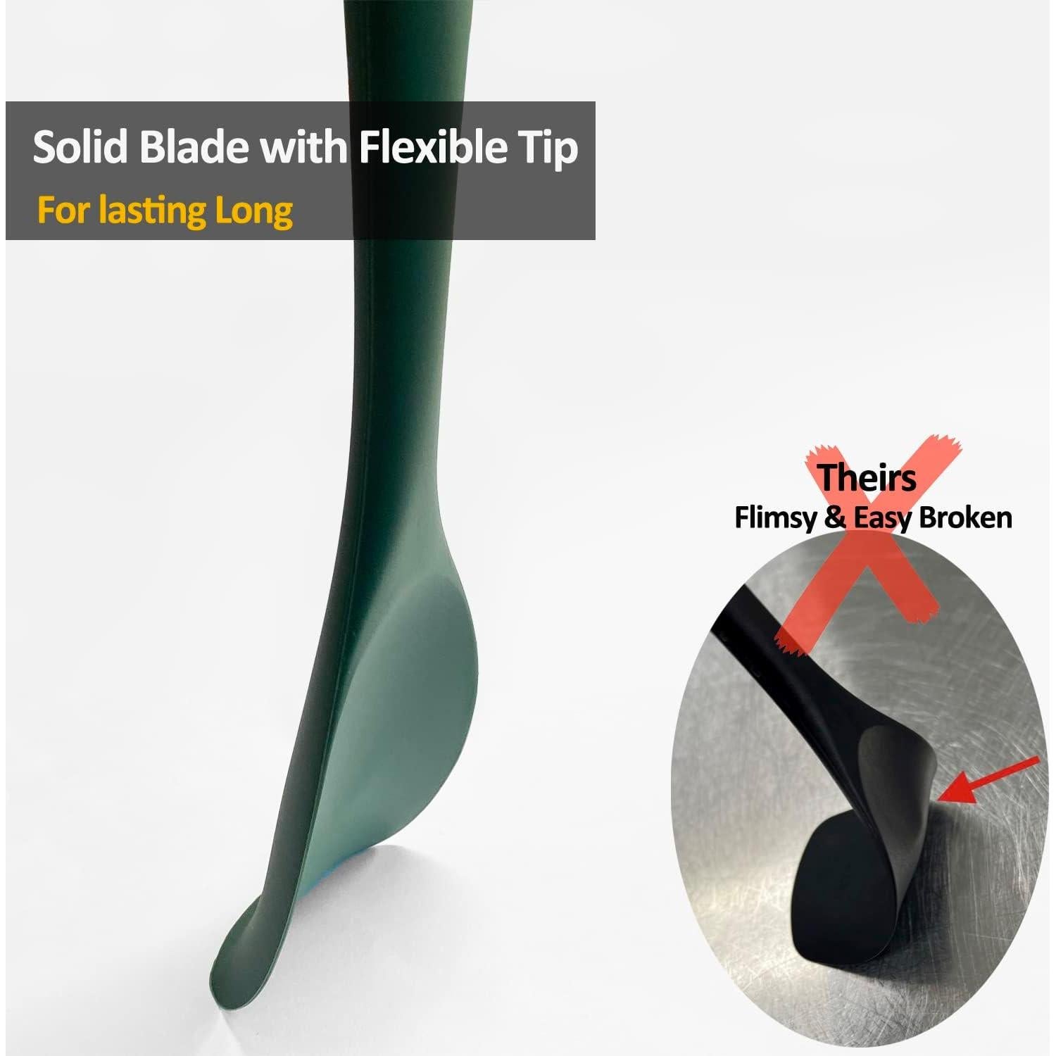 Juego de Cucharas Espátula de Silicona VOVOLY Resistente al Calor