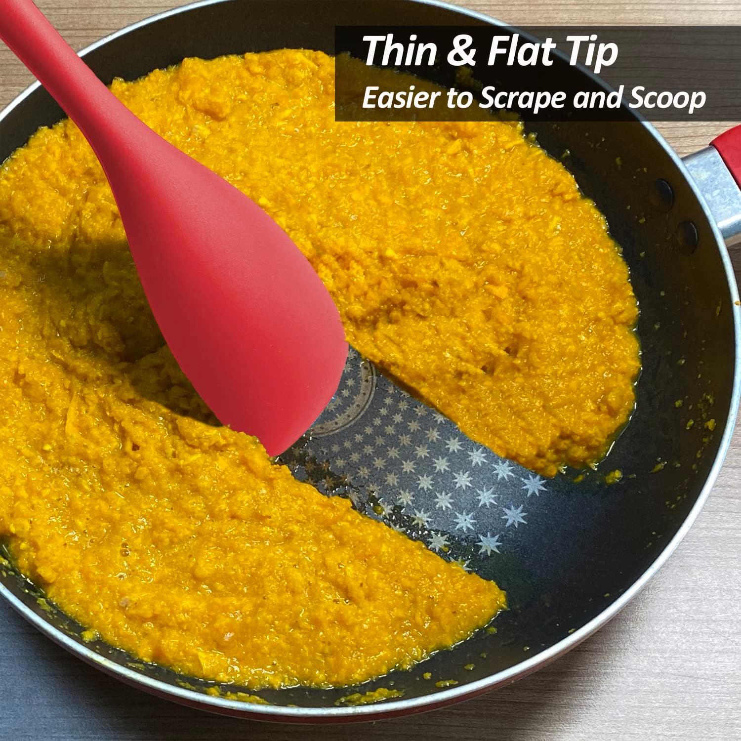 Juego de Cucharas Espátula de Silicona VOVOLY Resistente al Calor