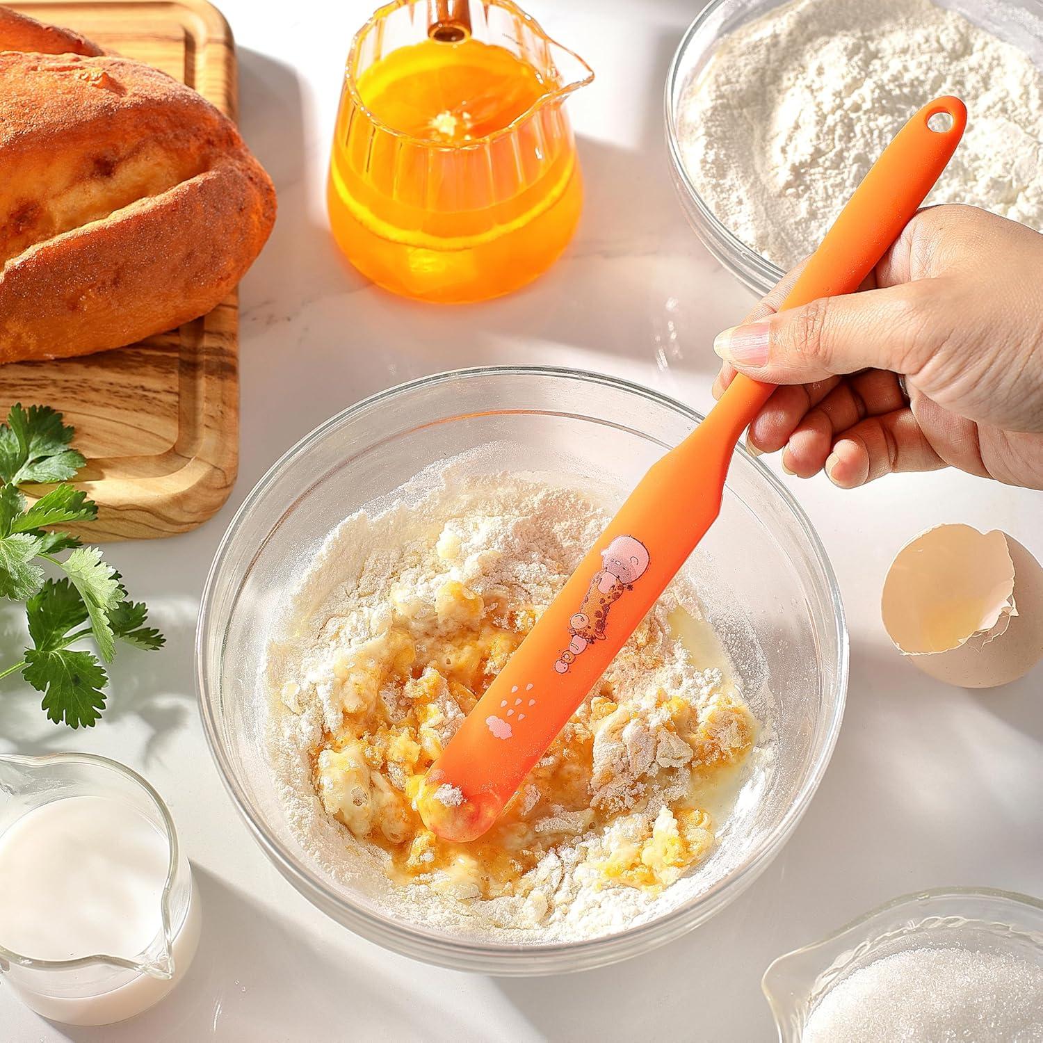 Juego de Espátulas de Silicona DQELFA 5 Piezas Multicolores