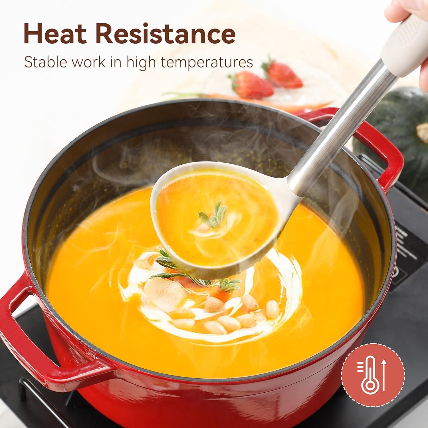 Juego de Utensilios de Cocina NCUE 35 Piezas Silicona Acero