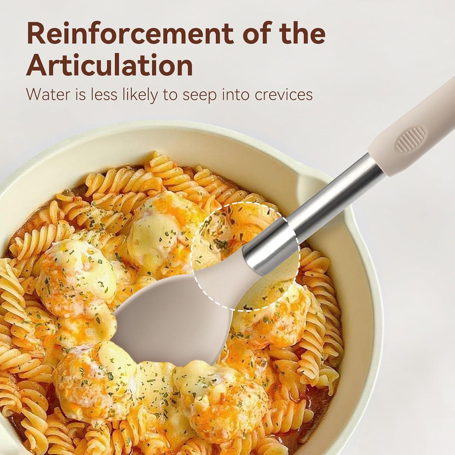 Juego de Utensilios de Cocina NCUE 35 Piezas Silicona Acero