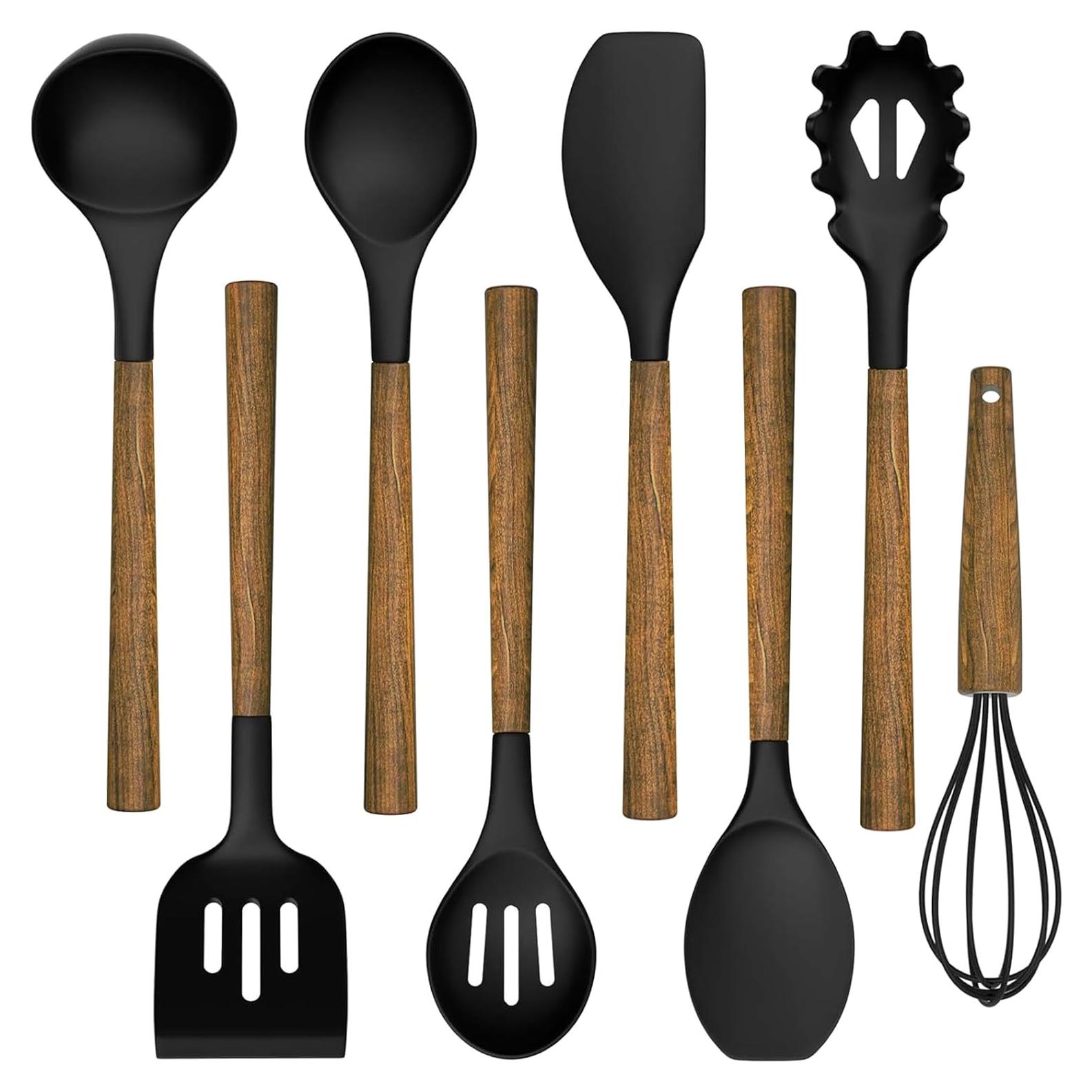 Juego de Utensilios de Cocina de Silicona Umite Chef 8 Piezas