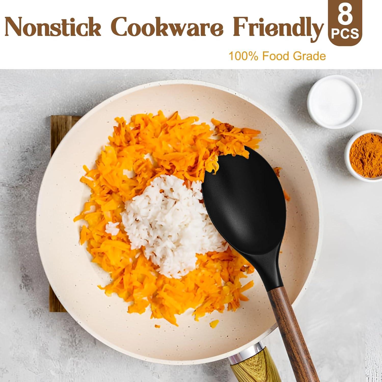 Juego de Utensilios de Cocina de Silicona Umite Chef 8 Piezas