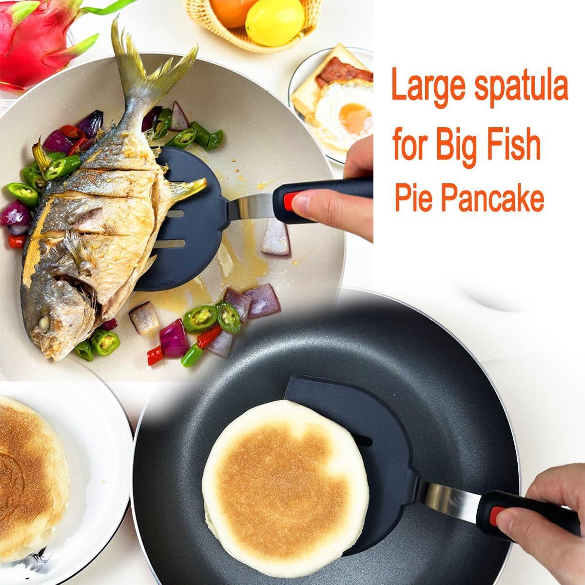 Juego de 4 Espátulas de Silicona KLAQQED Resistentes al Calor