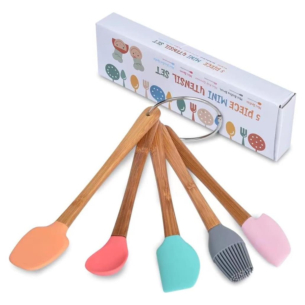 Juego de Espátulas de Silicona 5 Piezas REYINL - Antiadherentes