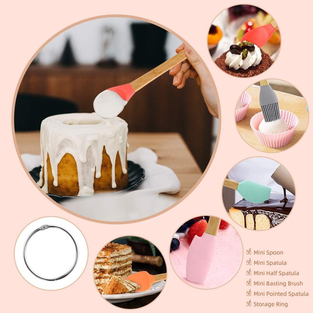 Juego de Espátulas de Silicona 5 Piezas REYINL - Antiadherentes