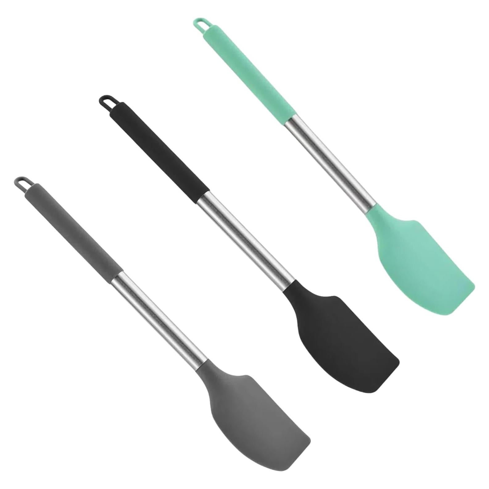 Juego de Espátulas de Silicona Cyoufine 3-Pack 33.5 cm Antiadherente