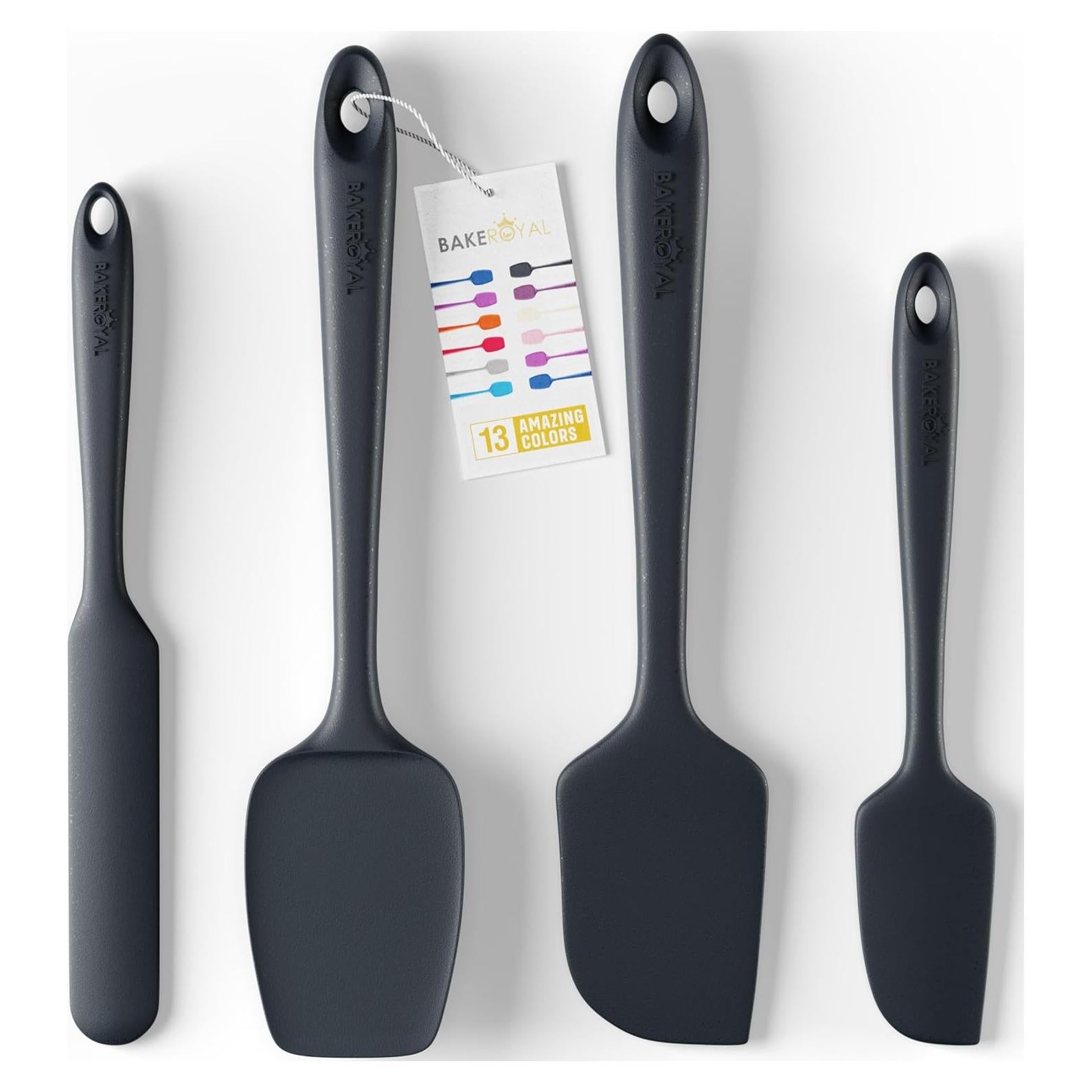 Juego de Espátulas de Silicona Bake Royal - 4 Piezas Resistentes al Calor 315.6°C