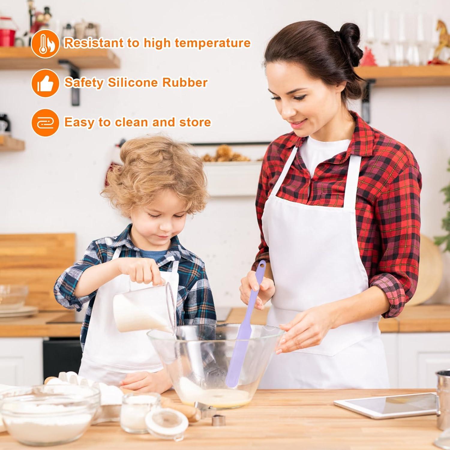 Juego de 4 Espátulas de Silicona CATOSUM Resistentes al Calor