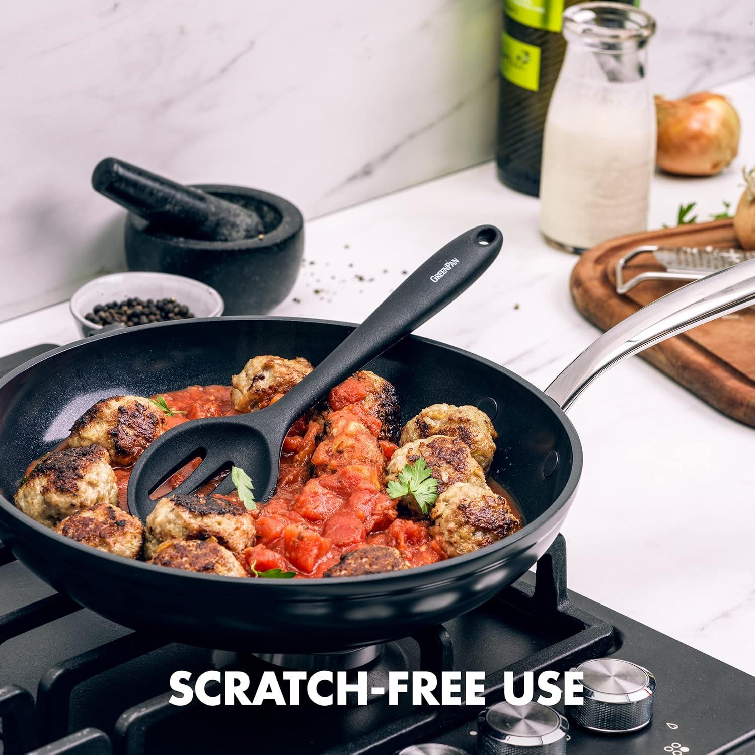 Juego de Utensilios de Cocina 5 Piezas GreenPan Silicona Negra