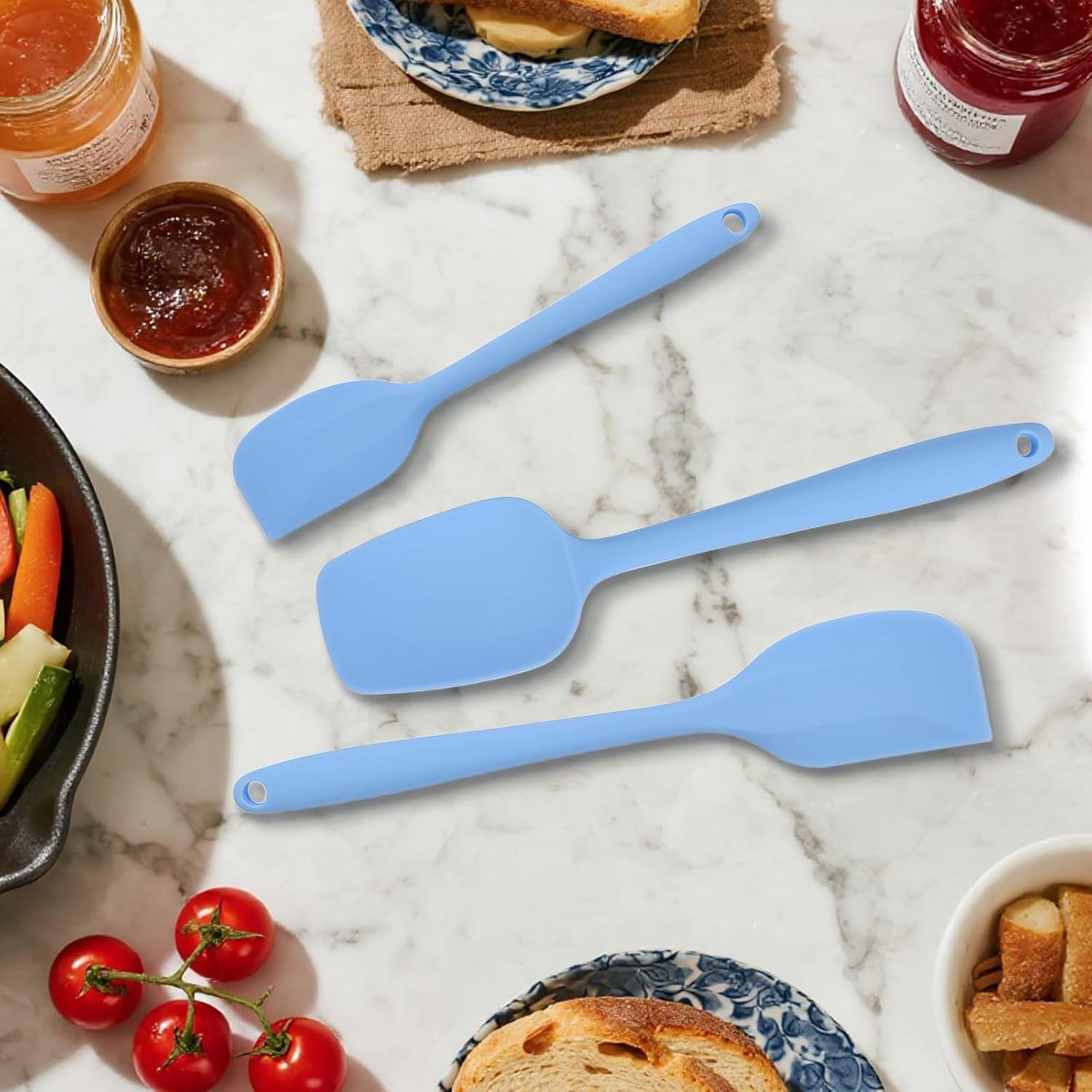 Juego de Espátulas de Silicona Verwohnt 3 Piezas Azul