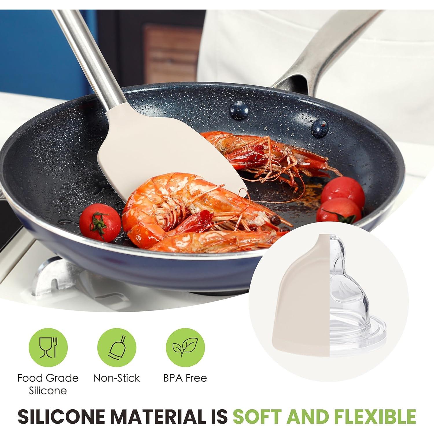 Juego de Utensilios de Cocina Fyvva 35 Piezas Silicona Acero