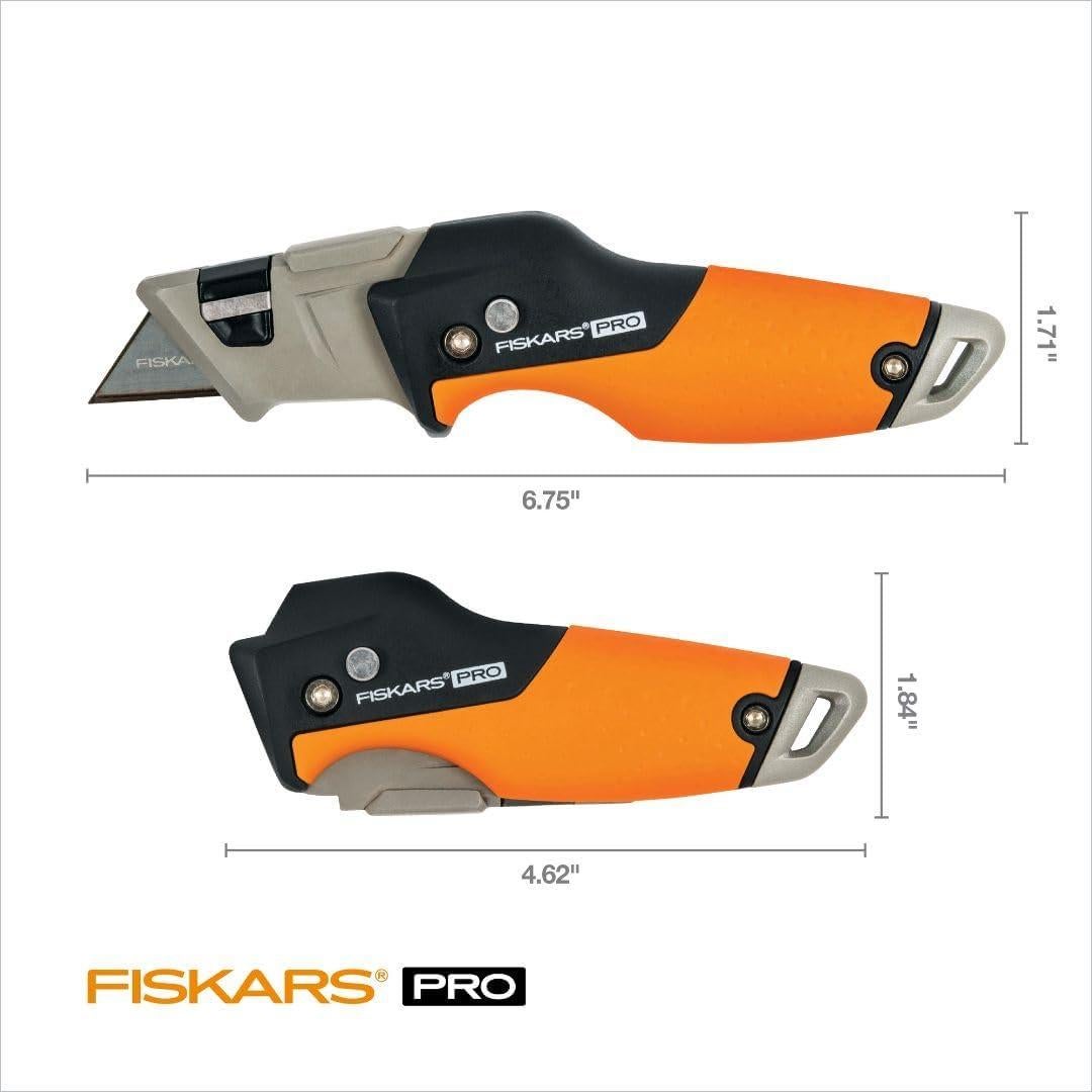 Cuchillo Utility Plegable Fiskars Pro 15.88 cm Doble Bloqueo