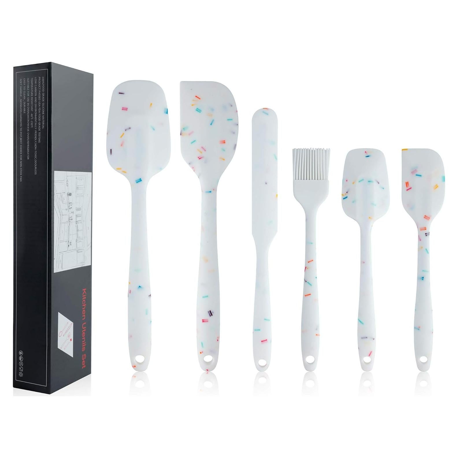 Juego de Espátulas de Silicona SHEbaking 6 Piezas Resistente al Calor